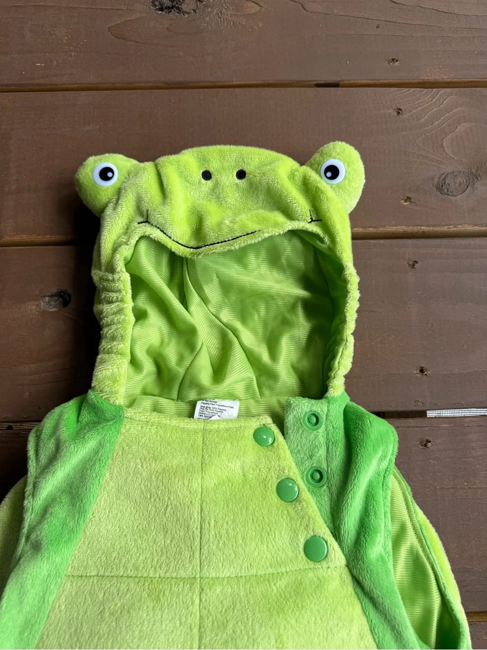Turtle Green Hooded Baby Costume 12-18 months